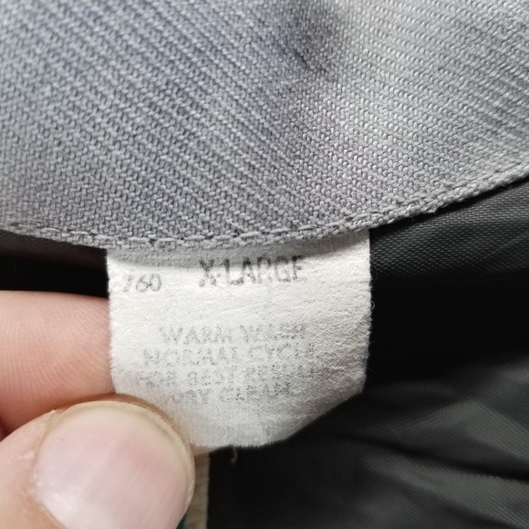 VTG Levis Panatela Jacket Mens XL Gray Western Shirt Jac Button Front 70s - Picture 5 of 8